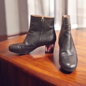 Ralph Lauren Purple label Collection Luxury leather zip boots Made in Italy